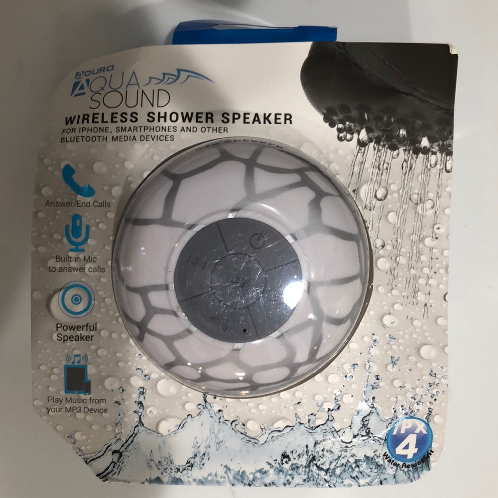 Aduro Aqua Sound wireless shower speaker